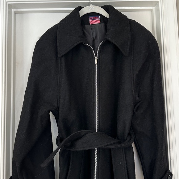 CCBC vintage wool hooded zip up coat - Picture 2 of 13